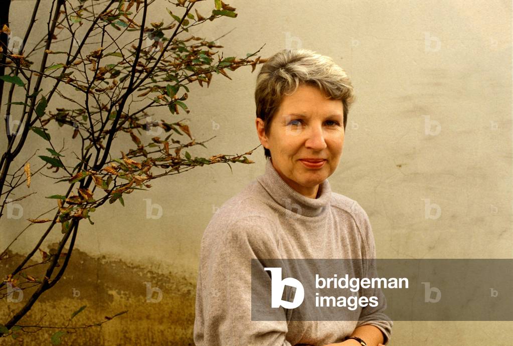 Portrait of the German writer Barbara Frischmuth (born in 1941).
