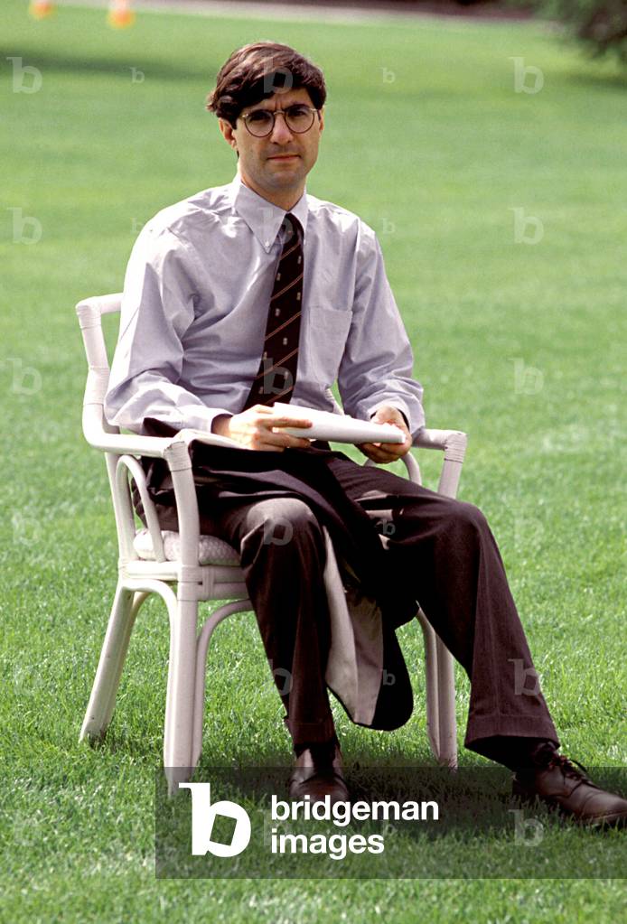 Portrait of Gianni Riotta, Italian writer.