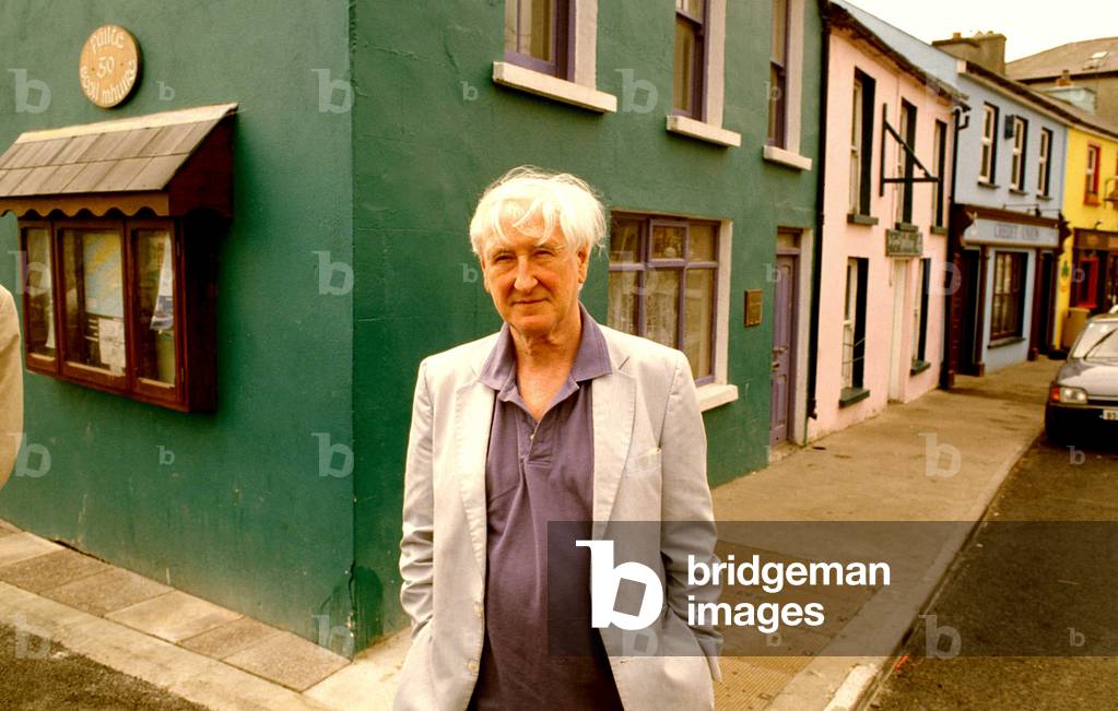 Portrait of John Montague, Irish writer and poet, did in New York in 1929.