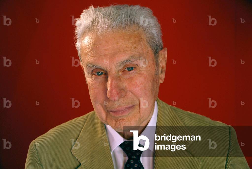 Portrait of Vittorio Dan Segre, writer. Photography 2008