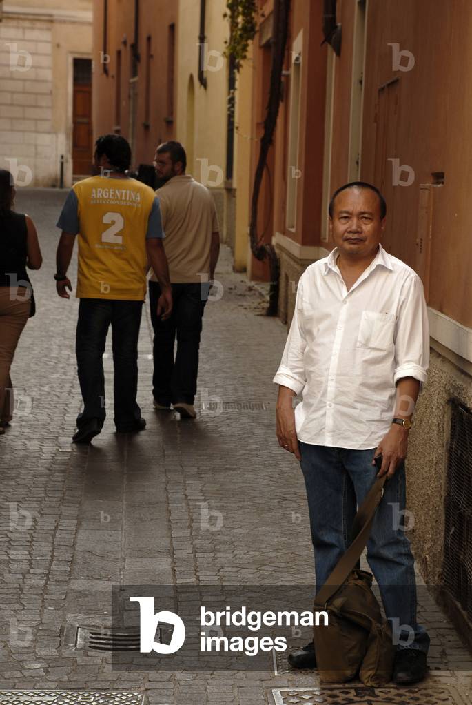 Portrait of the writer Rithy Panh. photography 2008