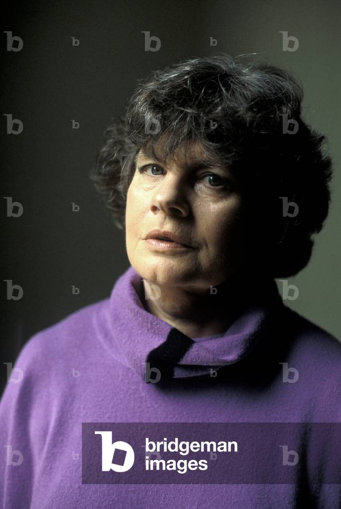Portrait of the writer Antonia Byatt (born 1936).