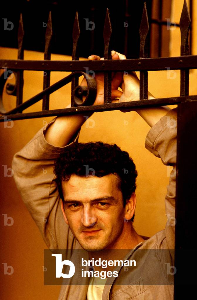 Portrait of Pascal Desssaint French writer.