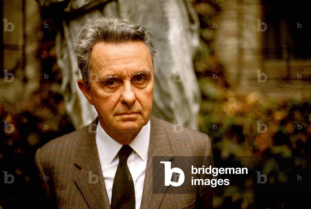 Portrait of the Italian writer Pietro Citati.