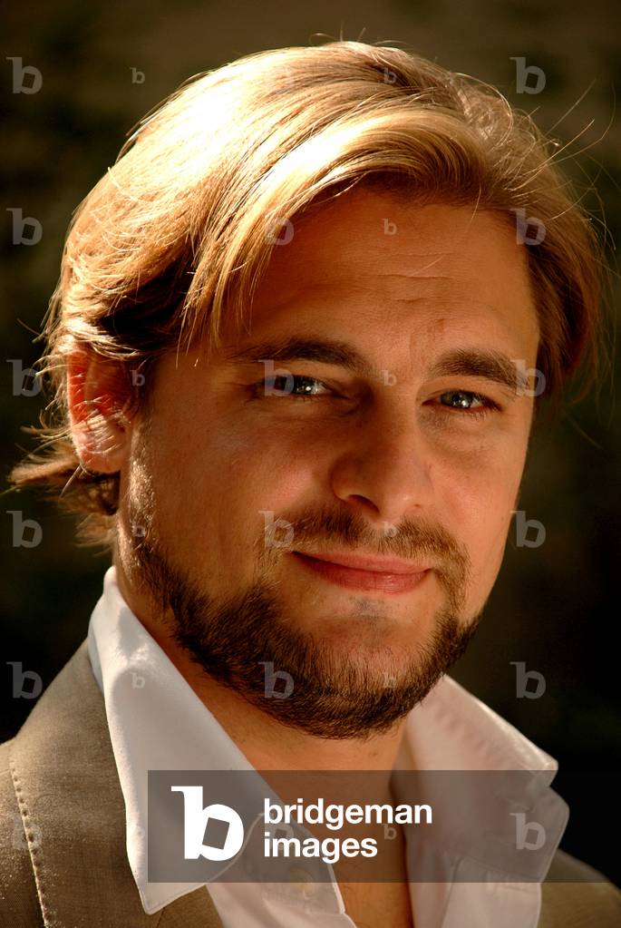 Portrait of the writer Arnaud Delalande. 2007