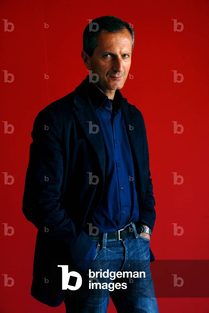 Portrait of the writer and writer Gianrico Carofiglio in May 2008