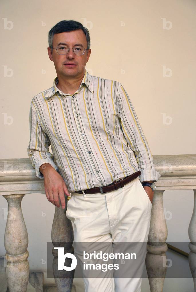 Portrait of Alessandro Barbero, Italian historian, novelist and essayist, 2012