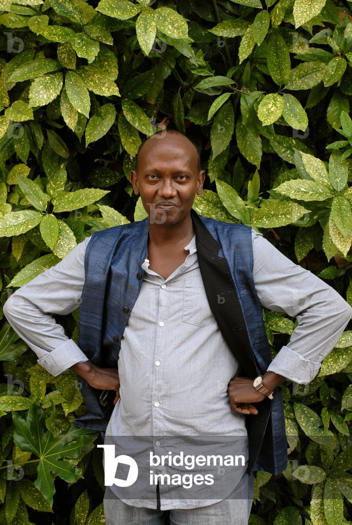 Portrait of the writer Abdourahman Waberi. Photography 2008