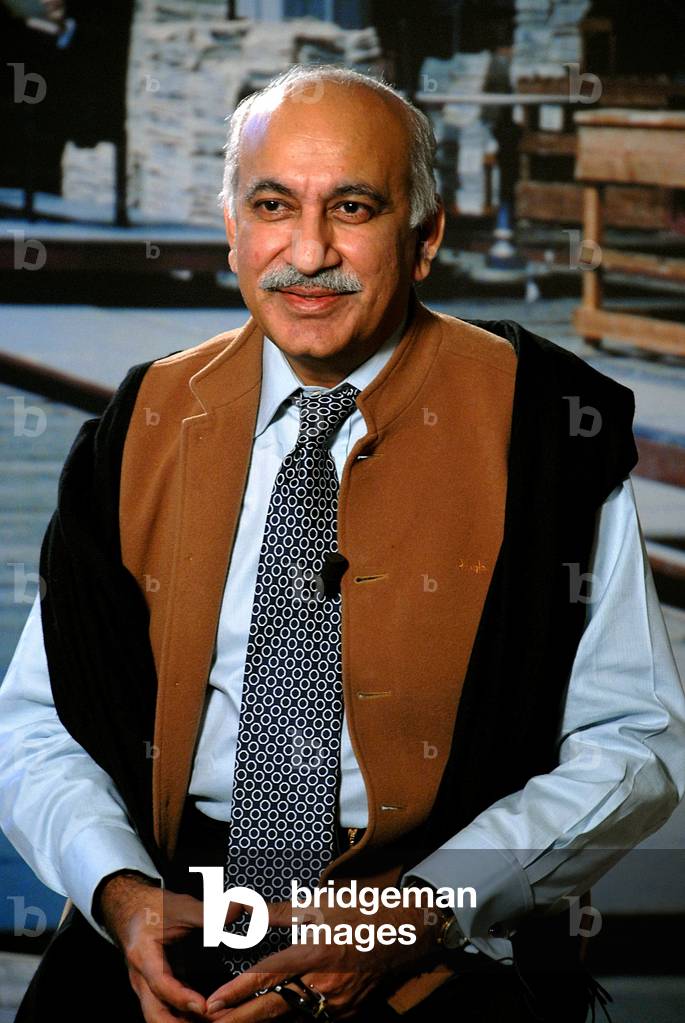 Portrait of Mubashar Jawed Akbar, indian journalist and author, May 2008