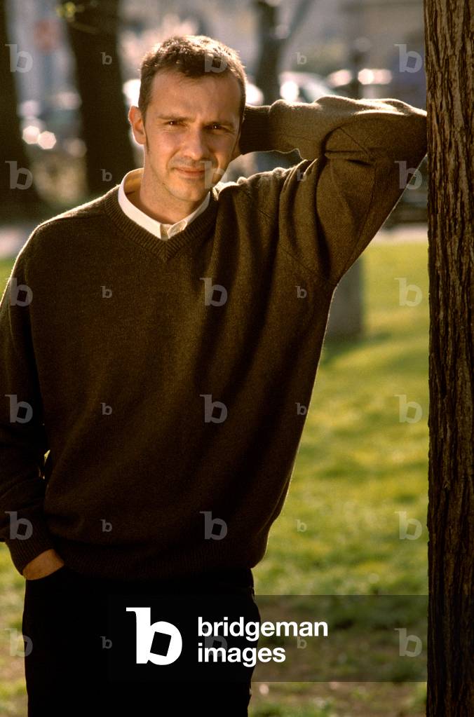 Portrait of the French writer Franck Thilliez. 03/2007