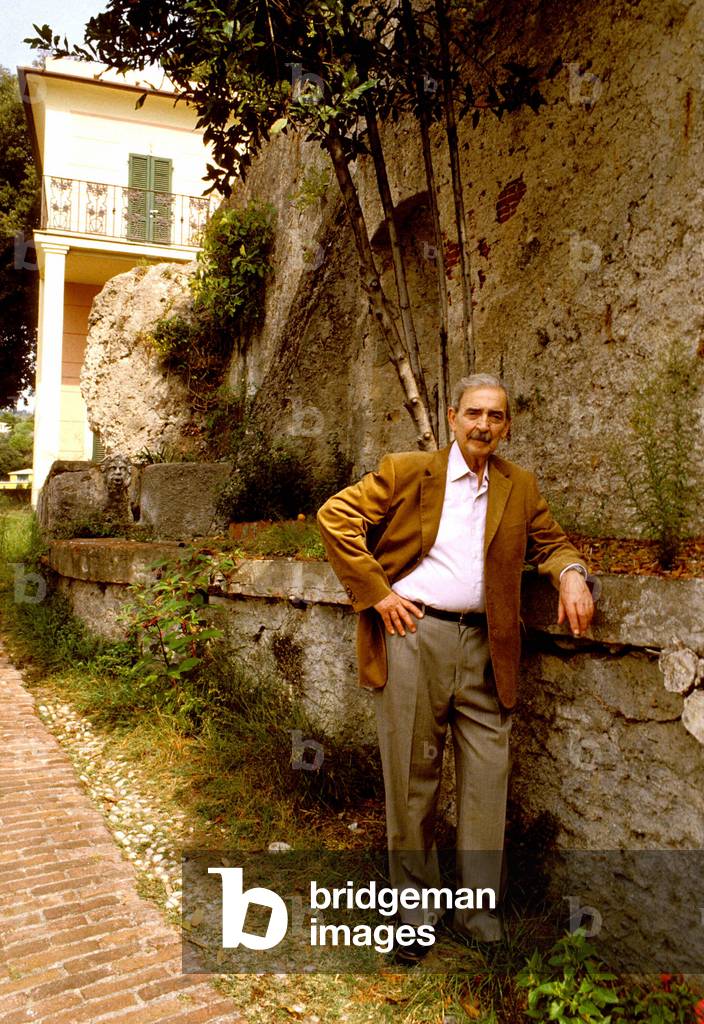 Portrait of Juan Gelman Argentine poet and writer.