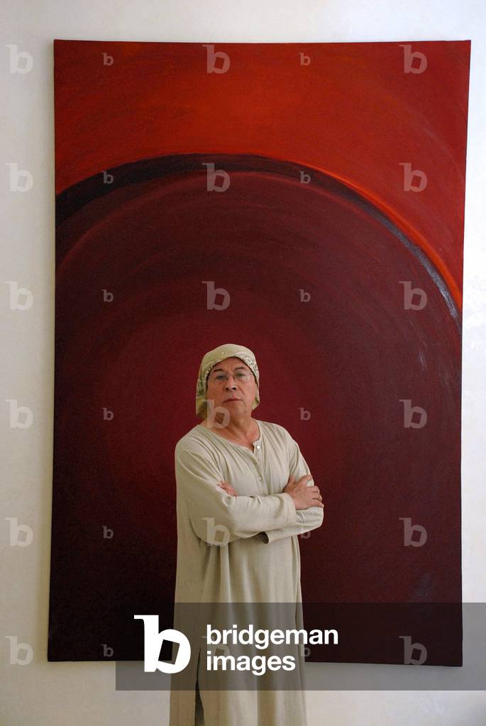Portrait of the writer Pedro Lemebel. Photography 09/2008