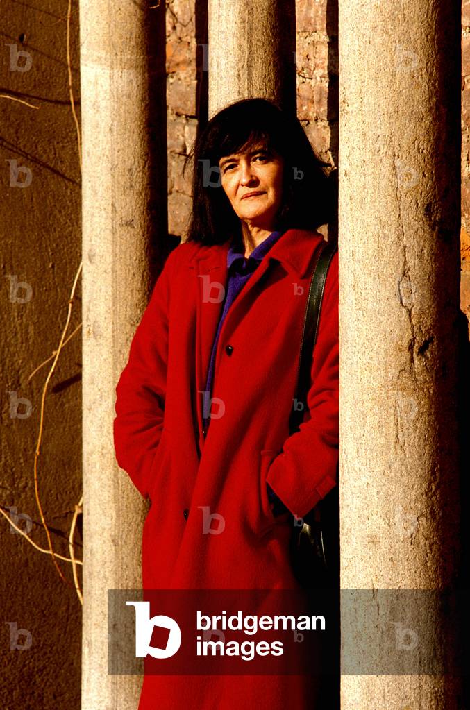 portrait of Grazia Cherchi, Italian writer.