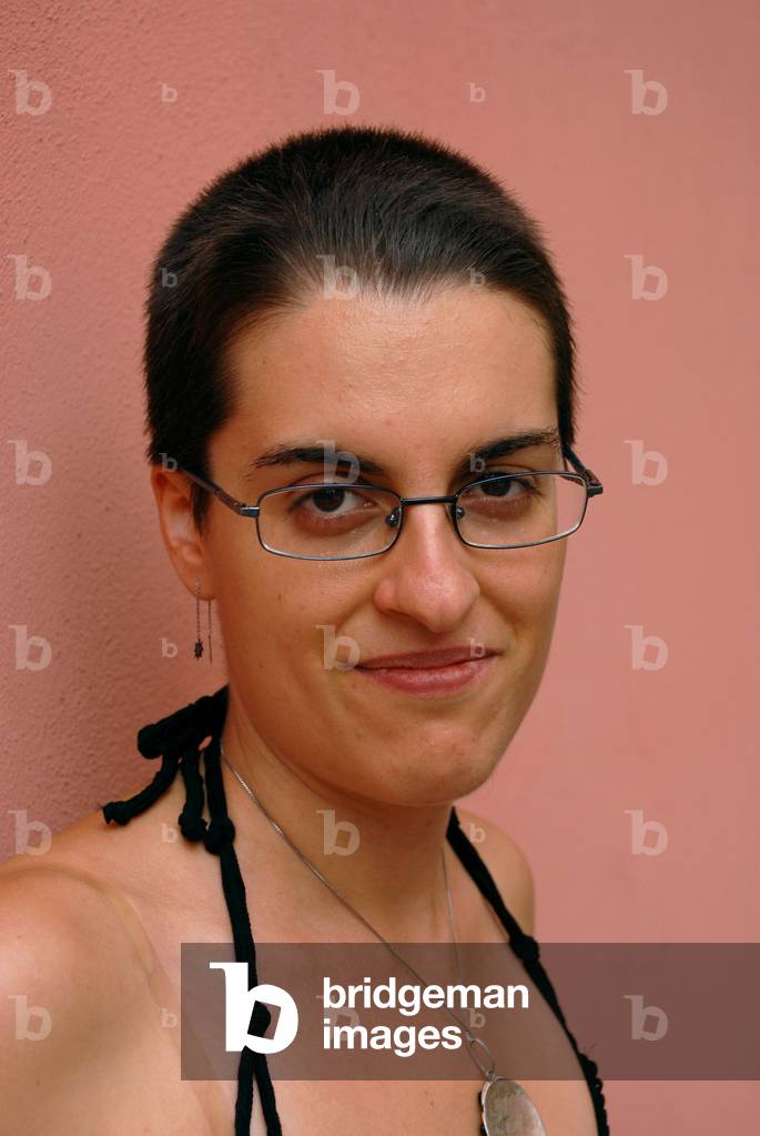 Portrait of the writer Licia Troisi. Photography 09/2008