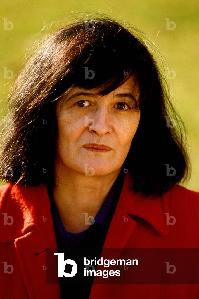 portrait of Grazia Cherchi, Italian writer.