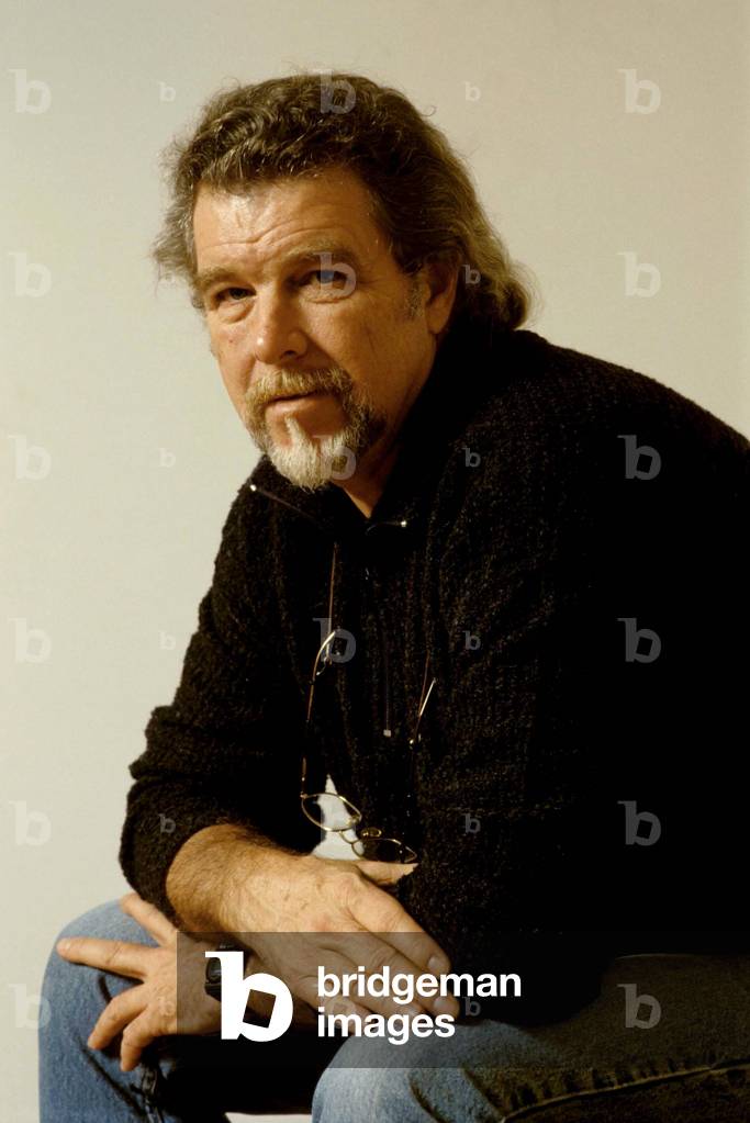 Portrait of writer Christopher Cook photographed in December 2003.