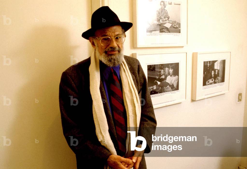 The beat generation poet Allen Ginsberg around 1995.