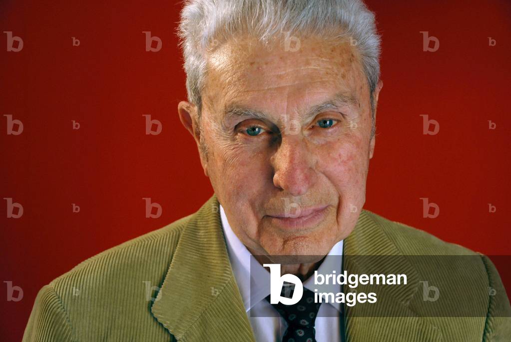 Portrait of Vittorio Dan Segre, writer. Photography 2008