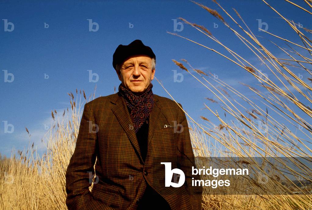 Portrait of the Italian writer Francesco Biamonti. 1999.