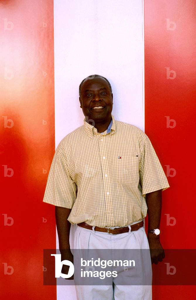 Portrait of Emmanuel Dongala (born in 1941), writer from Congo.