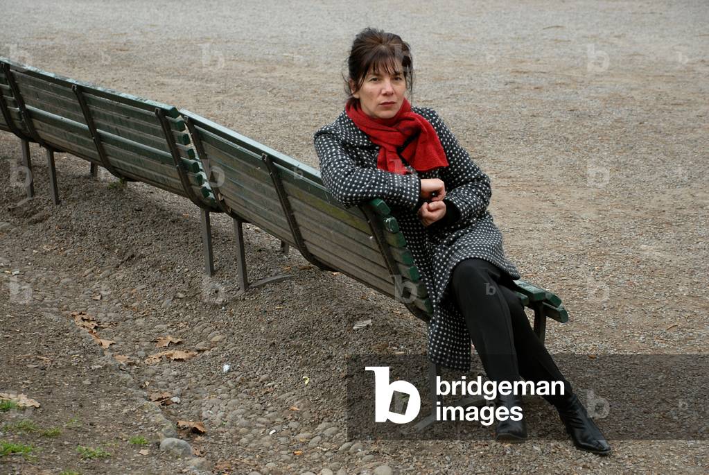 Portrait of the writer Brigitte Giraud. Photography 09/2008