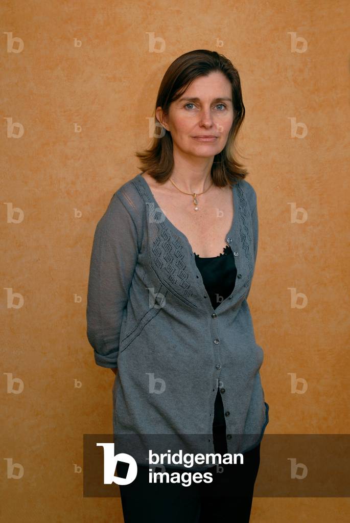 Portrait of Florence Noiville French writer in February 2009.
