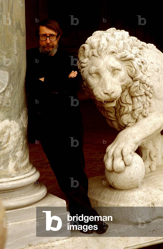 Portrait of the writer Patrick Rambaud.