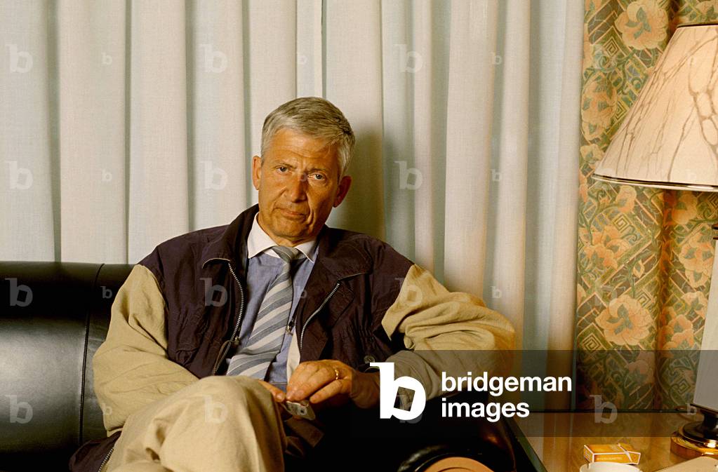 Ritratto di Per Olov Enquist, scrittore svedese.