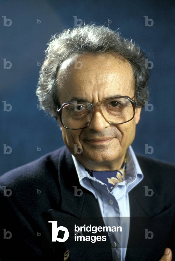 Portrait of Adonis (Ali Ahmad Said Esber), Lebanese writer.