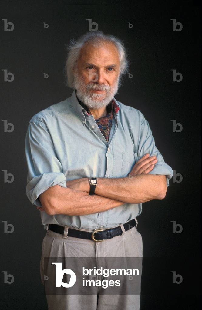 Portrait of singer Georges Moustaki (1934-2013) Photography