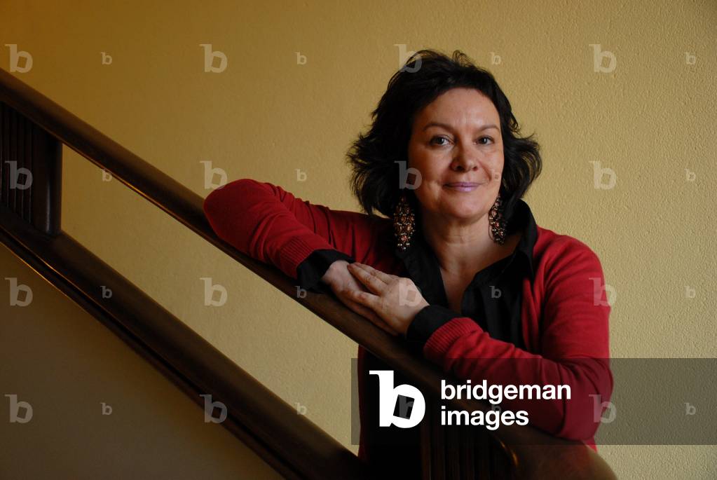 Portrait of the Spanish writer Clara Sanchez, 2011.