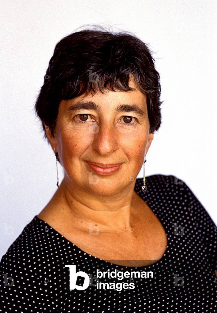 Portrait of Annika Thor, Swedish writer.