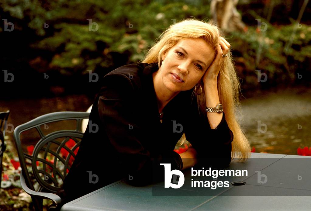 Portrait of Liza Marklund, Swedish writer.