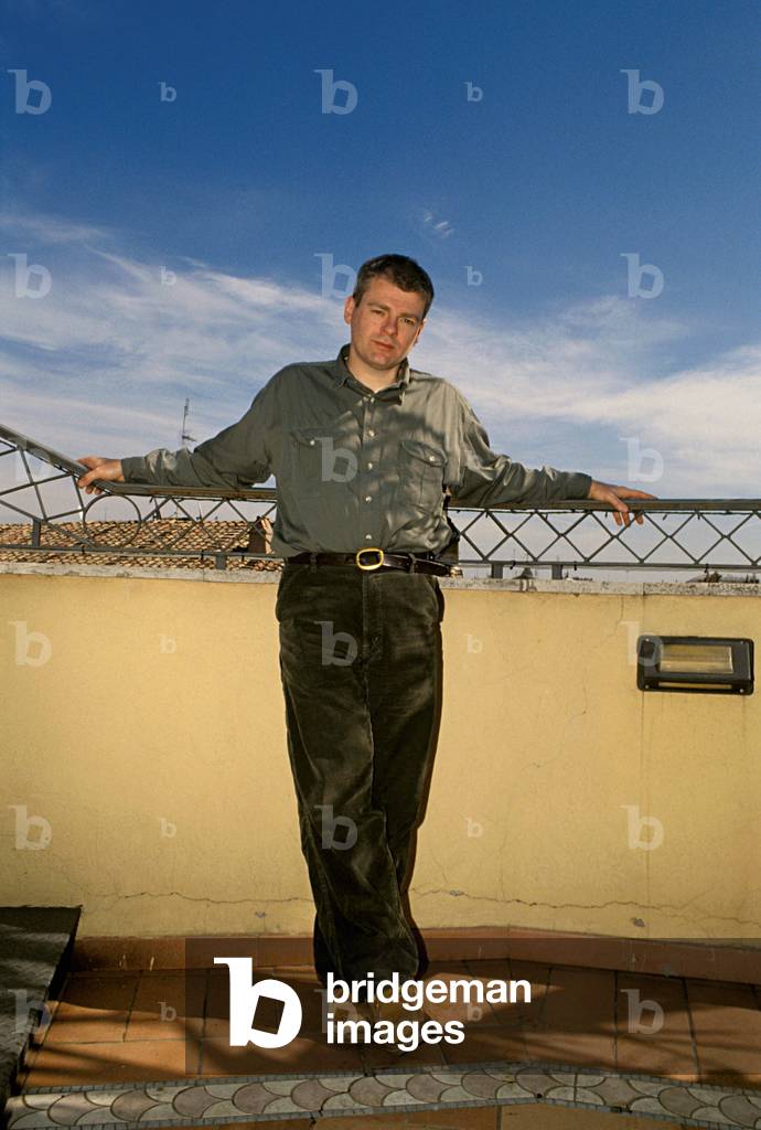 Portrait of the English writer, Mark Haddon.