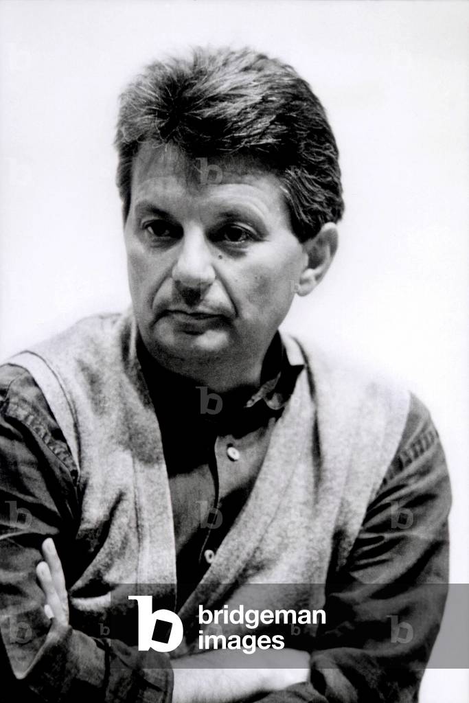 Portrait of Adriano Sofri, Italian writer and intellectual.