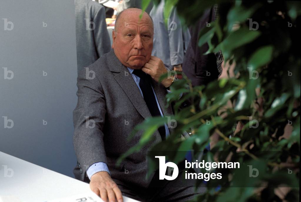 Portrait of Jean François Revel, member of the French Academy (born 1924)