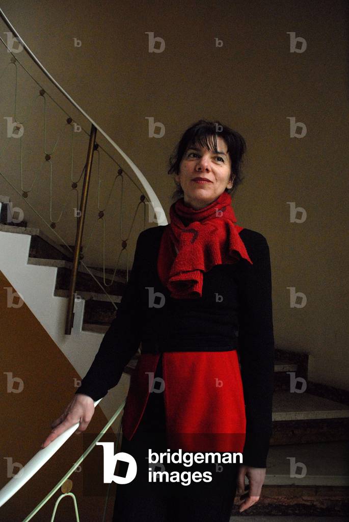 Portrait of the writer Brigitte Giraud. Photography 09/2008