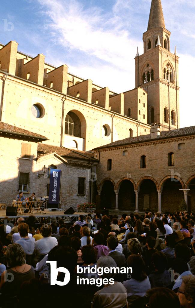 Literary Festival in Mantua, Italy. 2000.