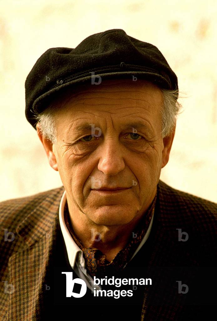 Portrait of the Italian writer Francesco Biamonti. 1999.