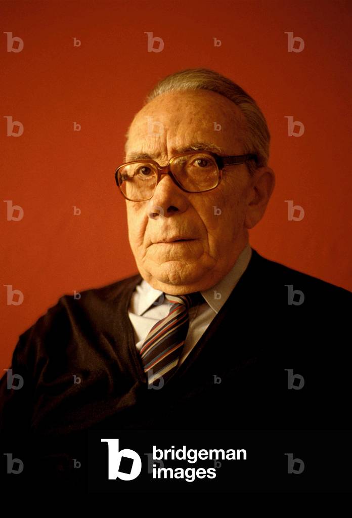 Portrait of the Italian writer Nuto Revelli.