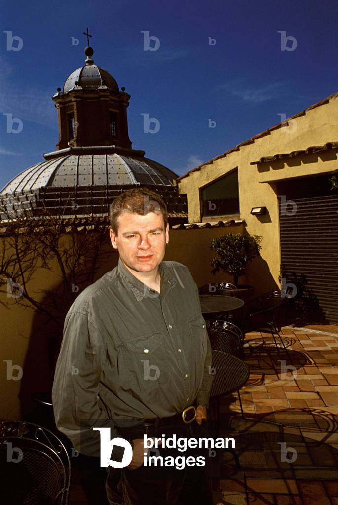 Portrait of the English writer, Mark Haddon.