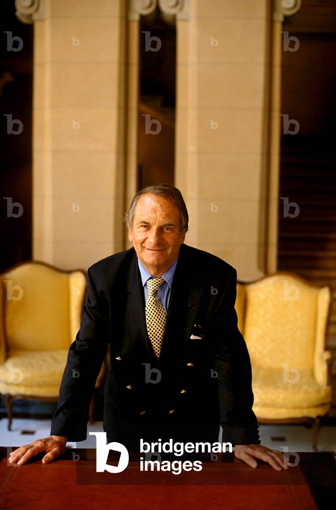 Portrait of the French writer and journalist Dominique Lapierre. 2003