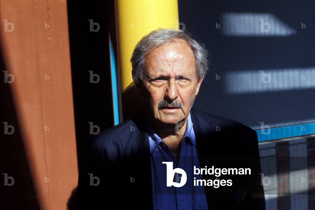 portrait of Carlos Franqui (1921-2010) writer, poet, journalist, art critic and Cuban political activist.