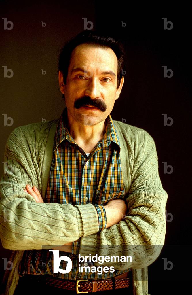 Portrait of the Italian writer Sebastiano Vassalli (born 1941-).
