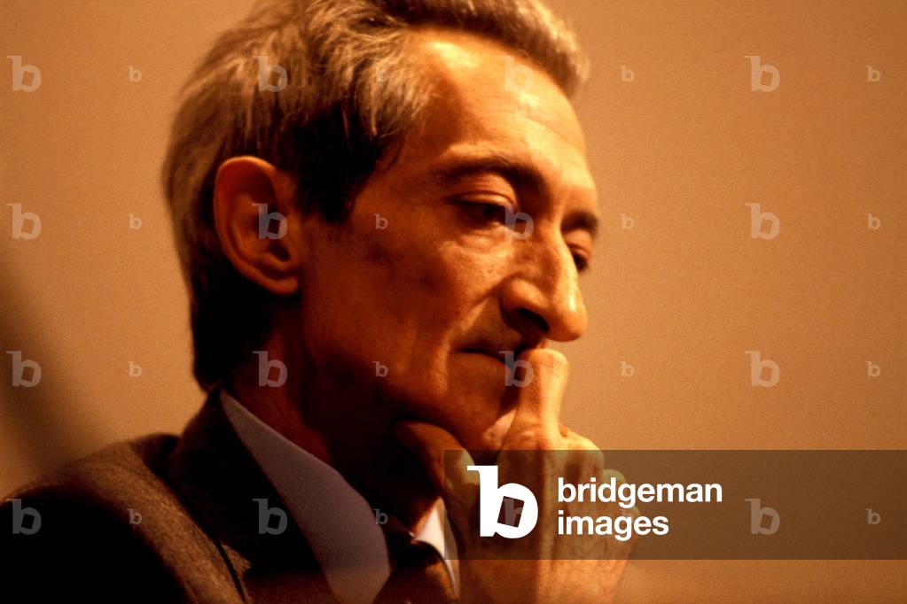 Portrait of the Italian poet Edoardo Sanguineti