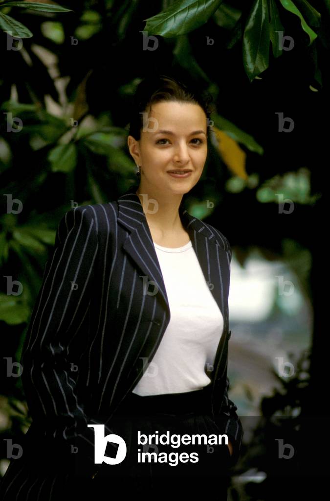 Portrait of the writer Eliette Abecassis.