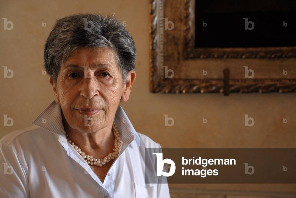 Portrait of Miriam Mafai in September 2009