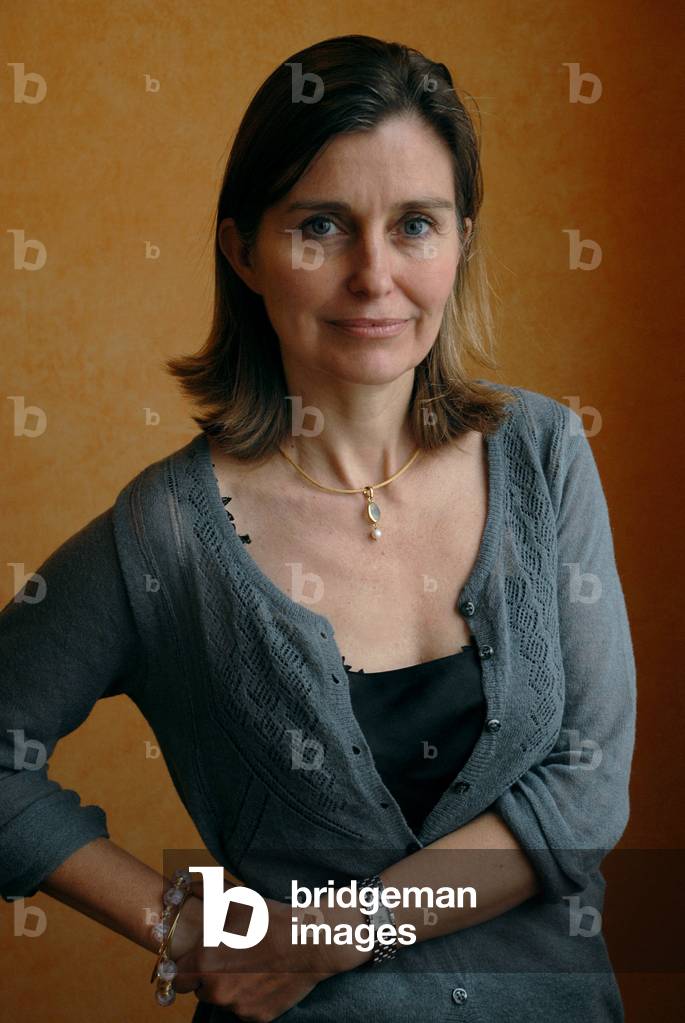 Portrait of Florence Noiville French writer in February 2009.
