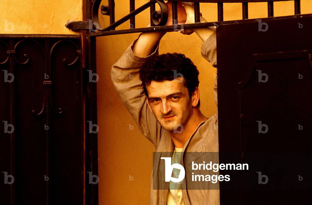 Portrait of Pascal Desssaint French writer.