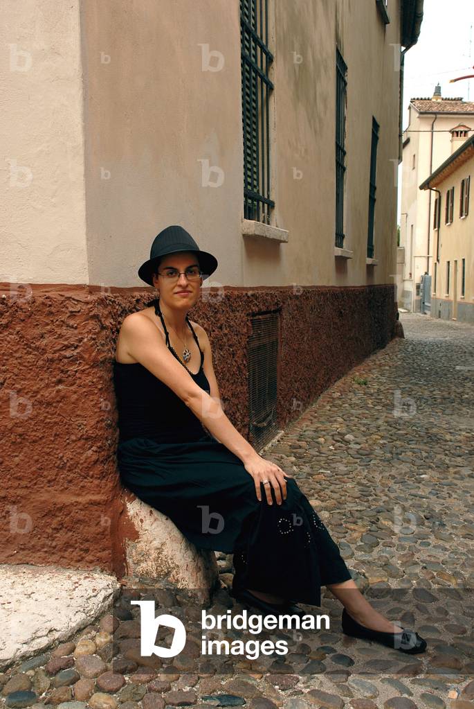 Portrait of the writer Licia Troisi. Photography 09/2008